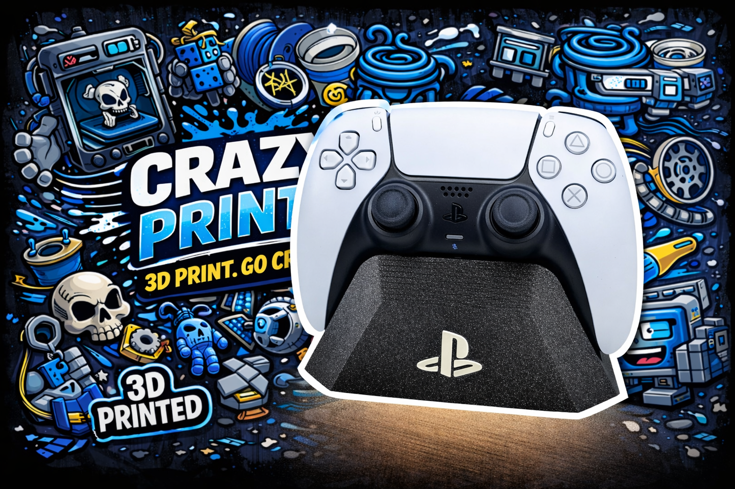 3D PRINTED PS5 CONTROLLER STAND